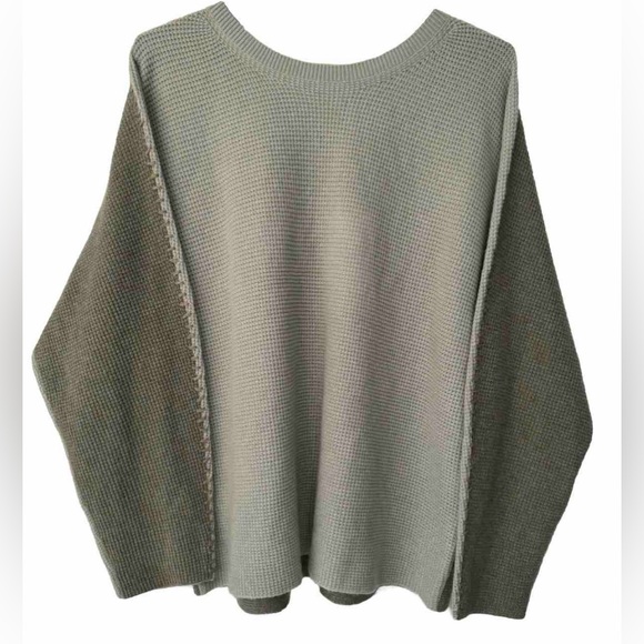 Johnny Was Sweaters - Johnny Was Calme Cashmere Color Block Waffle Texture Sweater